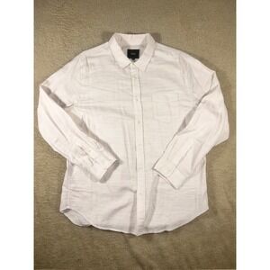 Rails Wyatt Hummus Linen Blend Long Sleeve Button Down Shirt Extra Large Mens